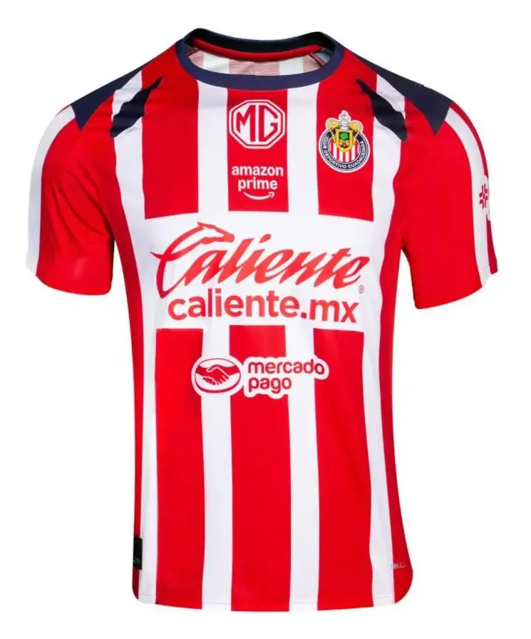 LIGA MX Soccer Jersey, 2025-2026 Chivas CD Guadalajara Home Shirt