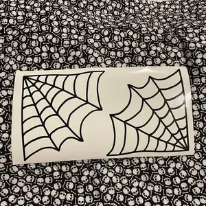 Spiderweb vinyl decal waterproof window sticker Halloween