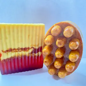 Sea-Moss and Turmeric Soap - Facial Soap for Skincare with Natural Ingredients Gentle Cleanser Body Wash