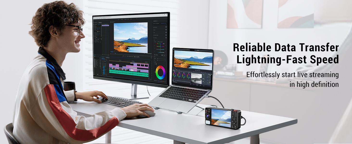 Digital Camera, 4K 64MP Cameras for Photography, 270°Flip Screen Vlogging Camera, Autofocus, Flash, 18X Zoom, 2 Batteries, 64GB Card, Point and Shoot Digital Cameras for Kids Teens, Black