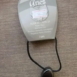 Aries Hematite Gemstone Necklace