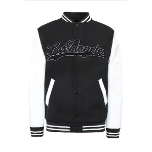Men's Los Angeles Chenille Patch Varsity Jacket