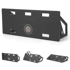 WARMOUNTS Large Soccer Rebounder Board, 3 Adjustable Angles Soccer Kick Back Trainer Board with 2 Sandbags, Portable Soccer Wall Rebounder for Control, Passing and Shooting Practice (40'' x 16'')