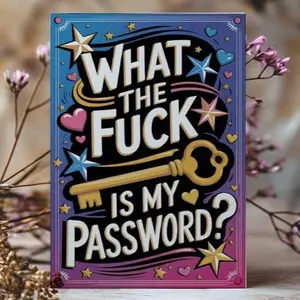 What The Fuck Is My Password?: Funny Pasword Logbook with Alphabetical Tabs - Username, Email, Website Address, Other Notes