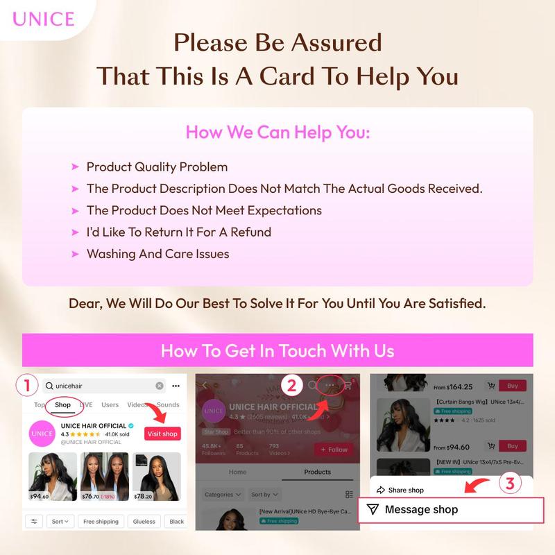 UNice Short Pixie Cut Human Hair Glueless Wig With Full Bangs Beginners Friendly Short Straight Layed Wig for Daily Use