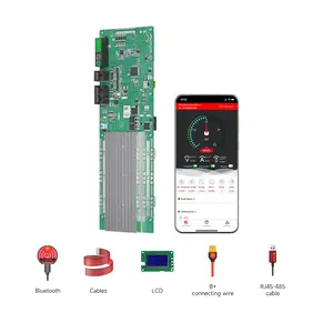 Daly Home 100A 200A Energy Storage Bms 4S 8S 24V 15S 16S 12V 24V 48V 3.2 display wifi For 18650 LiFepo4 Battery Current BMS With CANBUS RS485 Solar System