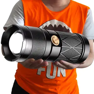 Rechargeable LED Flashlight 3000 Lumens Super Bright Waterproof Handheld Tactical Flashlight with 8 Modes and Fast Charging