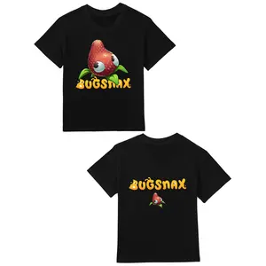 Bugsnax Strabby Teen's T-Shirts Round Neck Short Sleeve Shirts Gifts For Boys & Girls Spring & Summer Gifts For Anime Fa