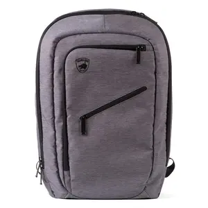 ProShield Smart Bulletproof Backpack - Grey, NIJ Level IIIA Certified, Built-in Charging Bank, RFID Protection, 20 Pockets, TSA-Approved, Ergonomic Design