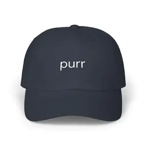 Purr Dad Cap – Embroidered Classic Baseball Hat