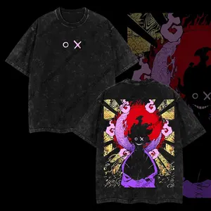 [COLLECTION] Limited Edition Benimaru Shinmon Fire Force Anime Double Printed Oversize Lightweight Acid Washed Tee anime lover, anime merch