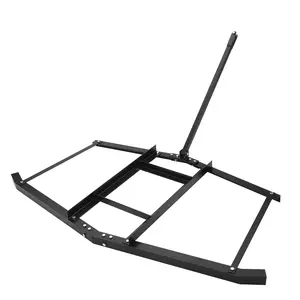Heavy Duty Drag Harrow, 66" Wide Steel Tow Behind Driveway Grader with Pin Hitch for ATV/UTV & Lawn Tractors, Ground Leveler for Gravel Driveway, Yard, and Lawn Maintenance