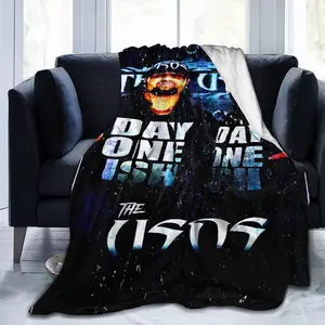 jey Wresting USO Flannel Cute Blanket,Soft Decorative Fleece Throw Blanket for Couch Bed Sofa Living Room,Girls Washable Warm Plush Air Conditioning Blankets 50x60Holiday gifts for Thanksgiving, Father's Day, Halloween, Children's Day, Valentine's Day