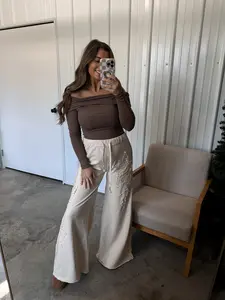 Starry Patched wide leg Pants