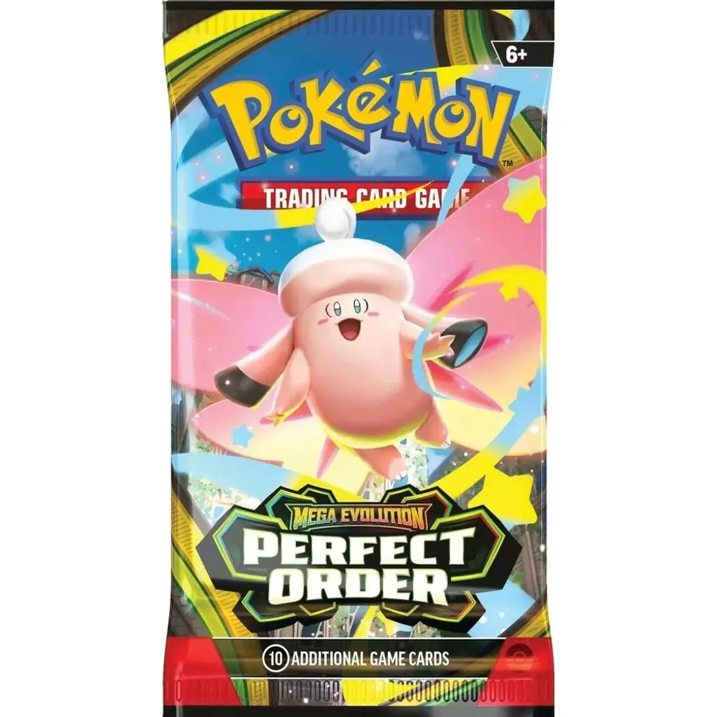 [SEALED] Pokemon TCG: Mega Evolution - Perfect Order Booster Pack [ME03] 10 Cards Per Pack