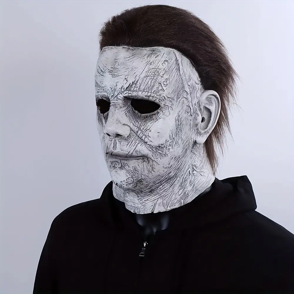 Halloween Horror Miles Latex Mask Role-Playing Killer Heart Mask Panic Party Prop
