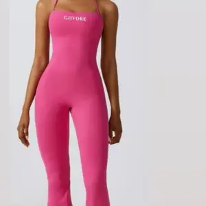 Gijvore Soft Girl One Piece Suit - Pink Spaghetti Strap Jumpsuit