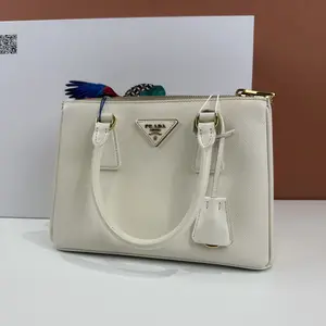 Pre-owned PRADA leather tote shoulder/handbag