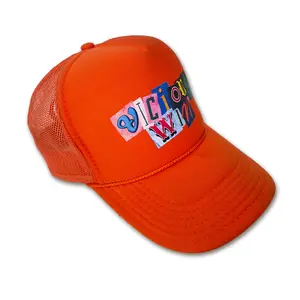 “Vicious Win” Printed Foam Trucker Hat (iron mike boxing fan jake paul funny viral meme) hat trucker  hat snapback  hats