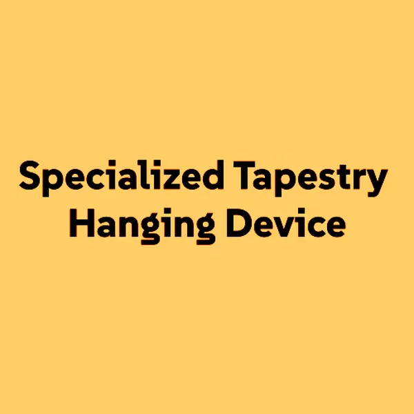 Specialized Tapestry Hanging Device - Light, Glamorous Home Decor Accessory for Indoor-Outdoor Wall Hanging, Compatible with Cotton, Linen, Polyester Print Tapestries, Ideal for Room Decoration