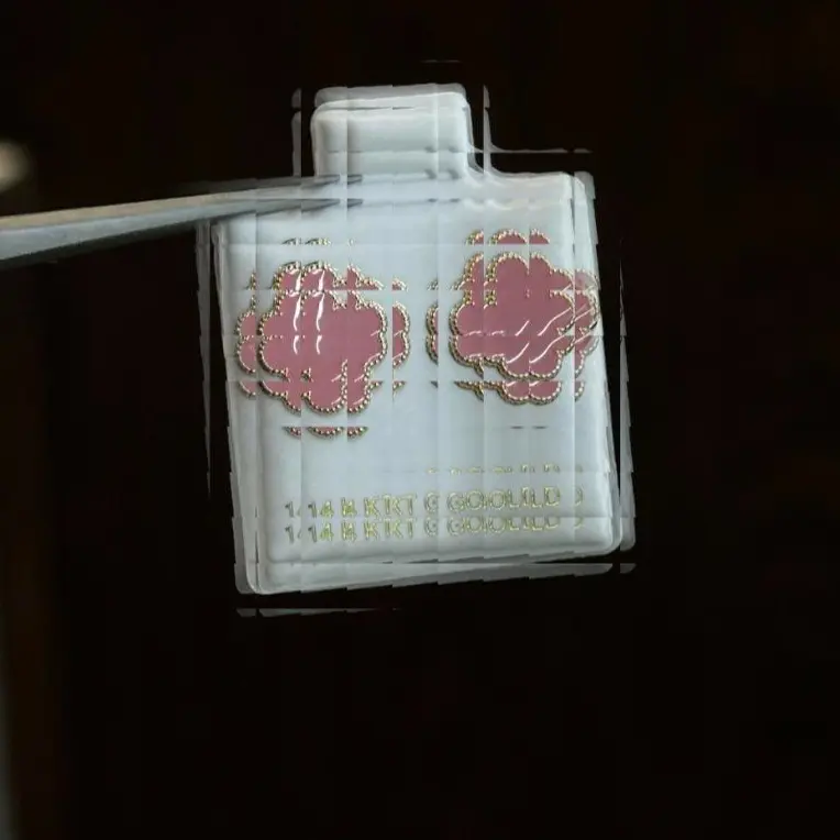 14K TREBOL EARRINGS