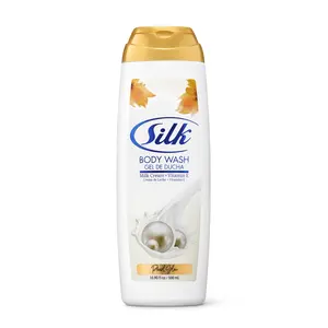Silk Body Wash 500ml with Pearl Glow – Milk Silk Formula for Skin Like Silk, Moisturizing & Brightening Body Care, Hydrating Shower Gel for Soft, Radiant & Smooth Skin – Luxury Daily Cleanser for Women & Men