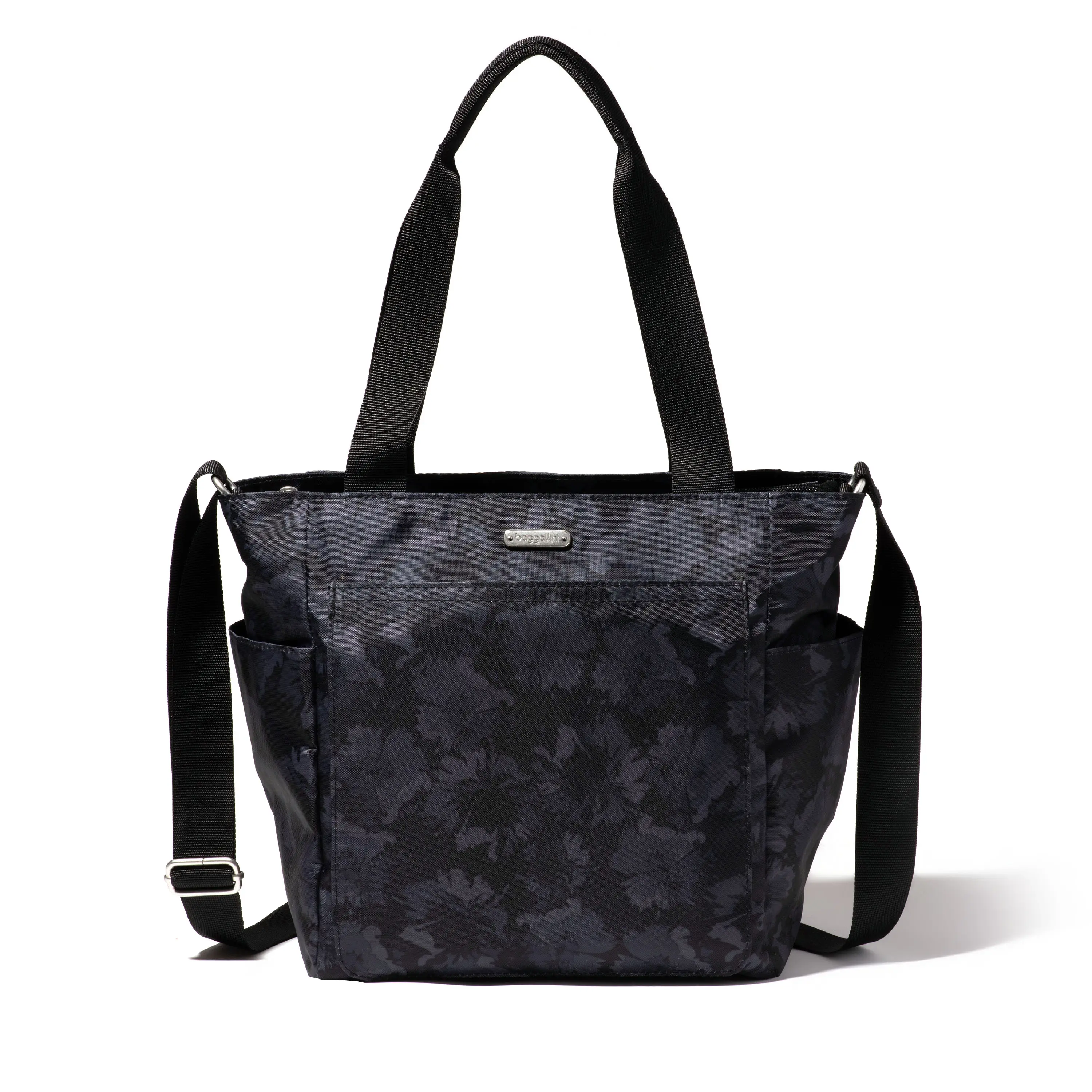 baggallini Women's Get Carried Away Crossbody Tote Bag - Adjustable Strap Purse, Casual Shoulder Purse, Everyday Carry Multi-Compartment Bag, Casual Shoulder Bag
