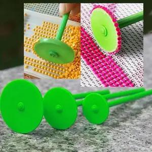 4-Piece Diamond Painting Roller Tools Set, Dot Drill Pen for Crafting, Essential Embroidery Accessories for Artists, Diamond Painting Kit