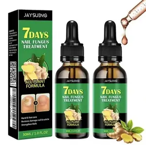 7-Day Nail Fungal Treatment Serum Foot FungusRemedy Removal Products Anti infection Onychomycosis Paronychia Repair Gel Care Ginger Healthcare Therapeutic Therapy