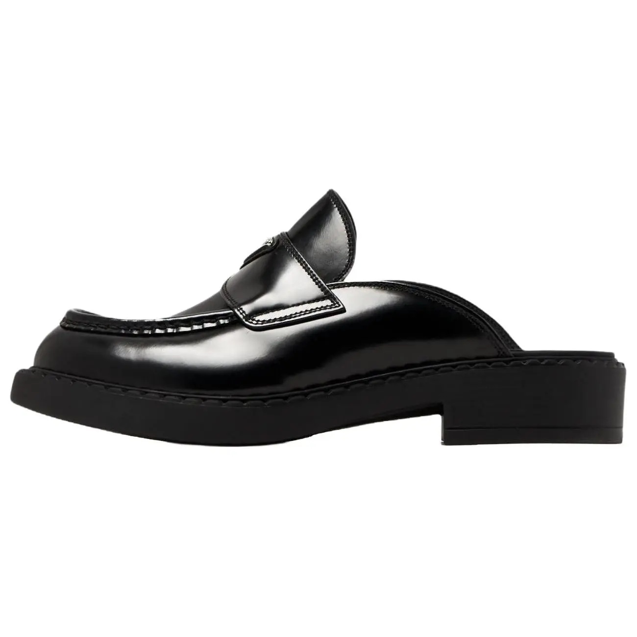 Unisex Soft Flat Leather Footwear - Black Slip-On Loafers with Maison Mihara Verifiable Credentials, Global Authentication Support