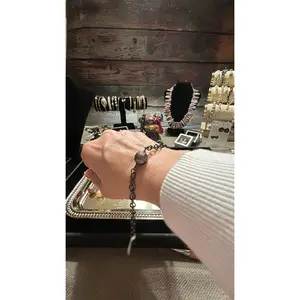 Black dragon skin pearl bracelet