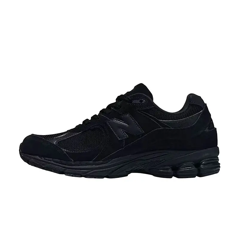 New Balance 2002R 'Black Cat' Unisex Lace-Up Dad Shoes - Suede Mesh, Stylish, Multi-Size Sports Sneakers for Running, Walking