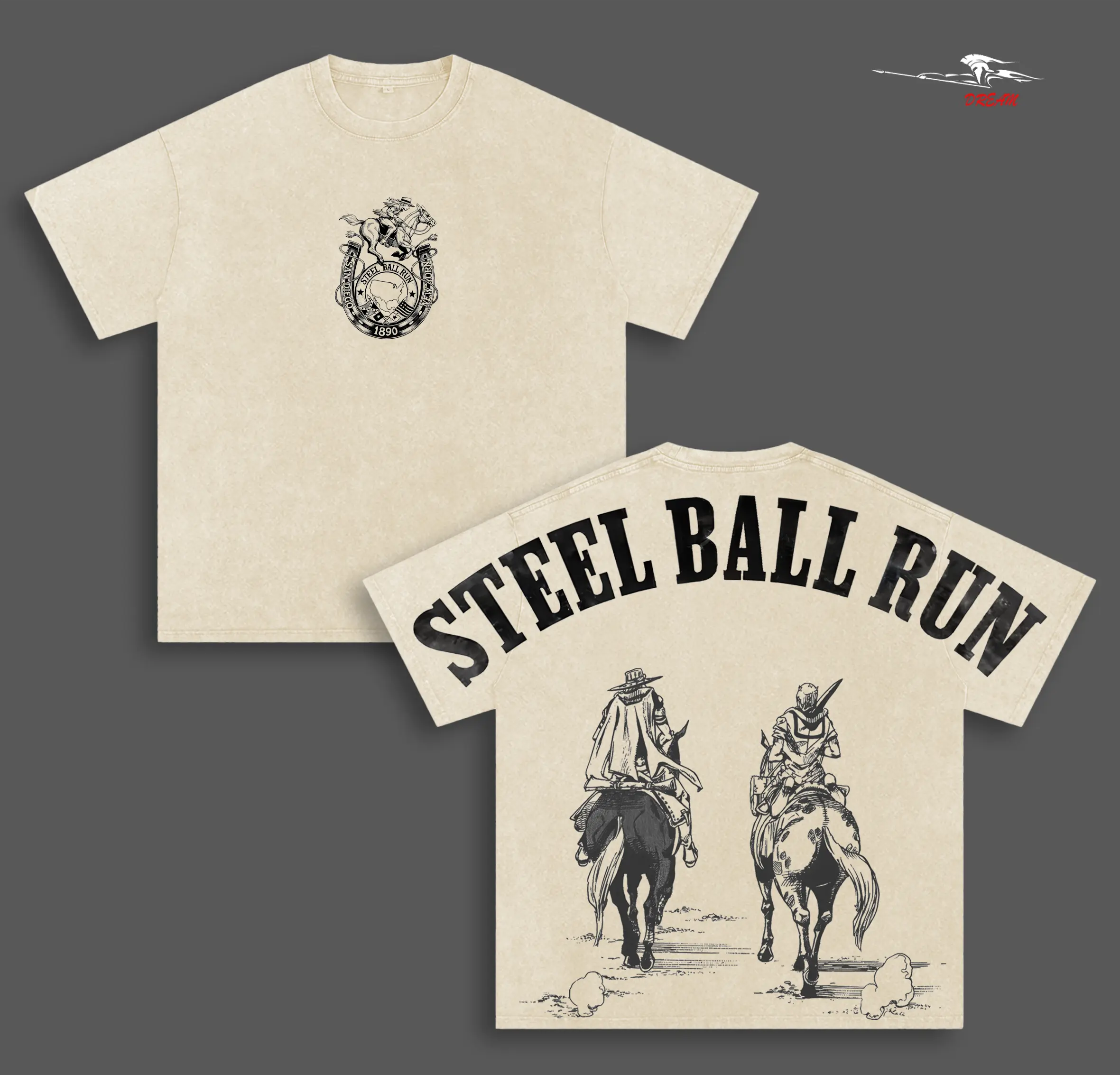 Johnny Joestar - Gyro Zeppeli Tee Wash JoJo's Bizarre Adventure