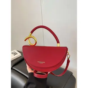 Women's Fashion Solid Color Handbag – Trendy Crossbody Shoulder Bag for Commuting, Party, Date & Everyday Style,Party, Date, Shopping, Elegant High-end Commuter Bag