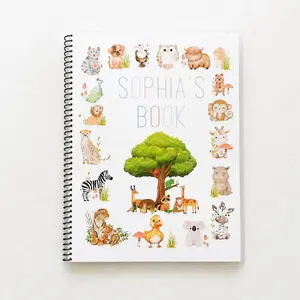 Personalized Animal Alphabet & Number Tracing Workbook (Marker Included) | Motor Skills | Waterproof |Tracing Activities | ABC Tracing | Name Tracing