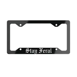 Ultra Slim Stay Feral License Plate Frame Car Accessories Gift For Her New Car Gifts Unique Gift for New Drivers Car Decor For Goths