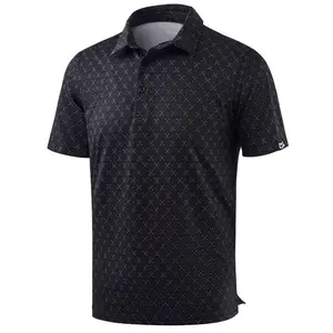 Men's Golf Shirt Short Sleeve Dry Fit Polo Moisture Wicking Print Collared Golf Shirts for Men Casual Lightweight SummerVibes #TikTokShopStockUp