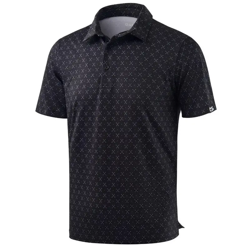 G GRADUAL Men's Dry Fit Performance Golf Polo Shirt - Short-Sleeve, Breathable Workout Shirt, Quick Dry, Moisture Wicking, UPF 50+, Button-Up, Athletic Fit, Lightweight Casual Athletic Top, Poly-Spandex, Summer Work Wear, Professional Sports Clothing