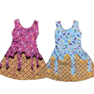 Girl Atheletic Clothes Girl Summer Sports Dress Yoga Clothes