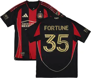 Jay Fortune Atlanta United FC Autographed Match-Used #35 Black Jersey from the 2025 MLS Season - Size M - Fanatics Authentic Certified