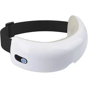 Eye Massager with Heat and Air Compression, Gift for Mon, Eye and Temple Massage Therapy with Vibration and Music for Migraines, Eye Fatigue Relief, Dry Eyes Strain