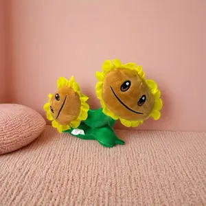 Funny Plant Zombie Plush Toy Cartoon Character Gift Desk Decoration Cute Stuffed Animal Perfect Present for Birthdays Christmas Halloween Home Office Decor