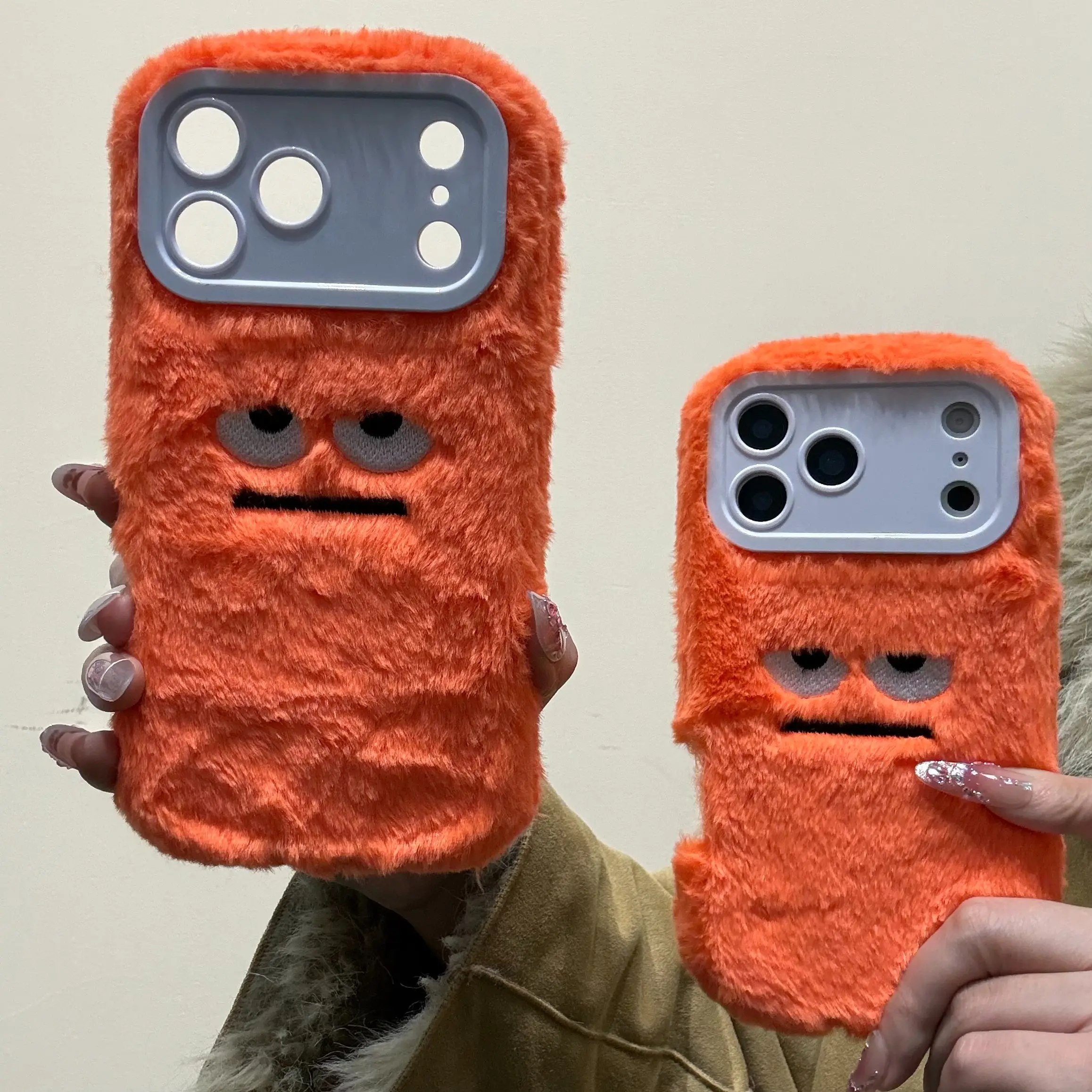 Ugly Cute Funny Face Fluffy Phone Case, Winter Warm Cover for iPhone 17/16/15/14/13/Pro/ProMax, Fun Expression Design - TikTok Shop Ugly Cute Funny Face Fluffy Phone Case, Winter Warm Cover for iPhone 17/16/15/14/13/Pro/ProMax, Fun Expression Design - TikTok Shop