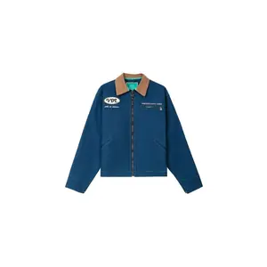 Elan Canvas Denim Jacket – Navy