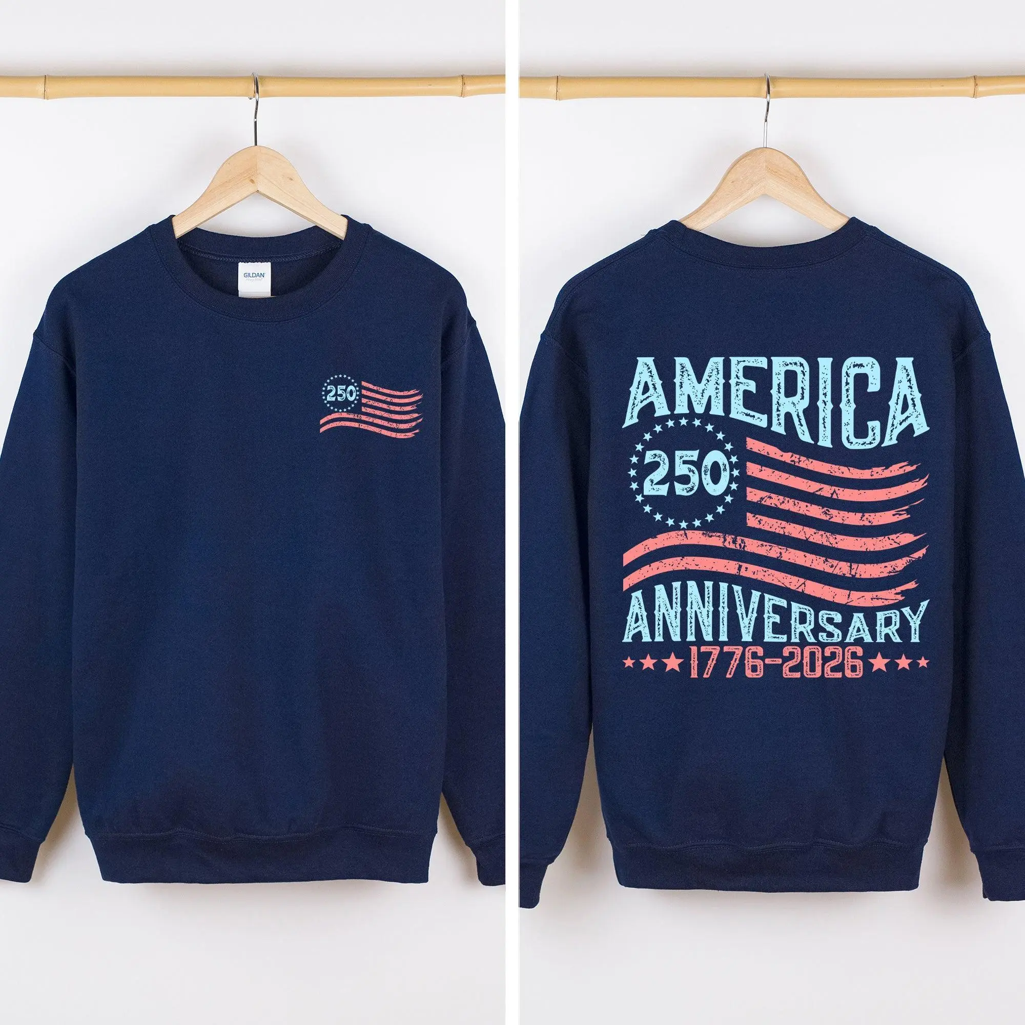 America, 250 Anniversary, Patriotic, USA, 4th of July Sweatshirt