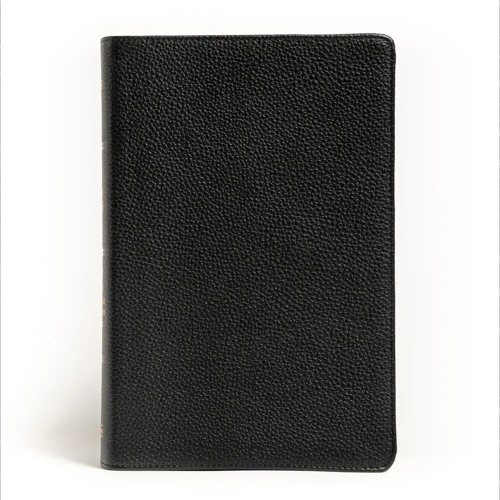 Used Holy Bible - NASB Large Print Personal Size Reference, Black Genuine Leather Bound, by Holman Bible Publishers, English