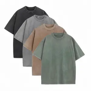 Men's 4-Pack Oversized T-Shirts, Water-Resistant Washable Cotton Sports Shirts, Suitable for Women, T Shirts Women Trendy Casual Tops Soft Material