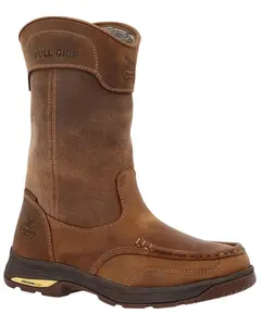 Georgia Boot Men's Athens Superlyte Waterproof Wellington Pull On Safety Moc Toe - Gb00549