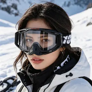 Clear Lens Outdoor Goggles That You Can Use for Dirt Bike Riding, Skiing in Winter, or Mountain Biking on Dry Summer Trails