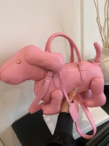 Cute Dog-Shaped Crossbody Bag Set, Adorable Design for Girls, Perfect for Street Style & Dates, Stylish Accessory for Women